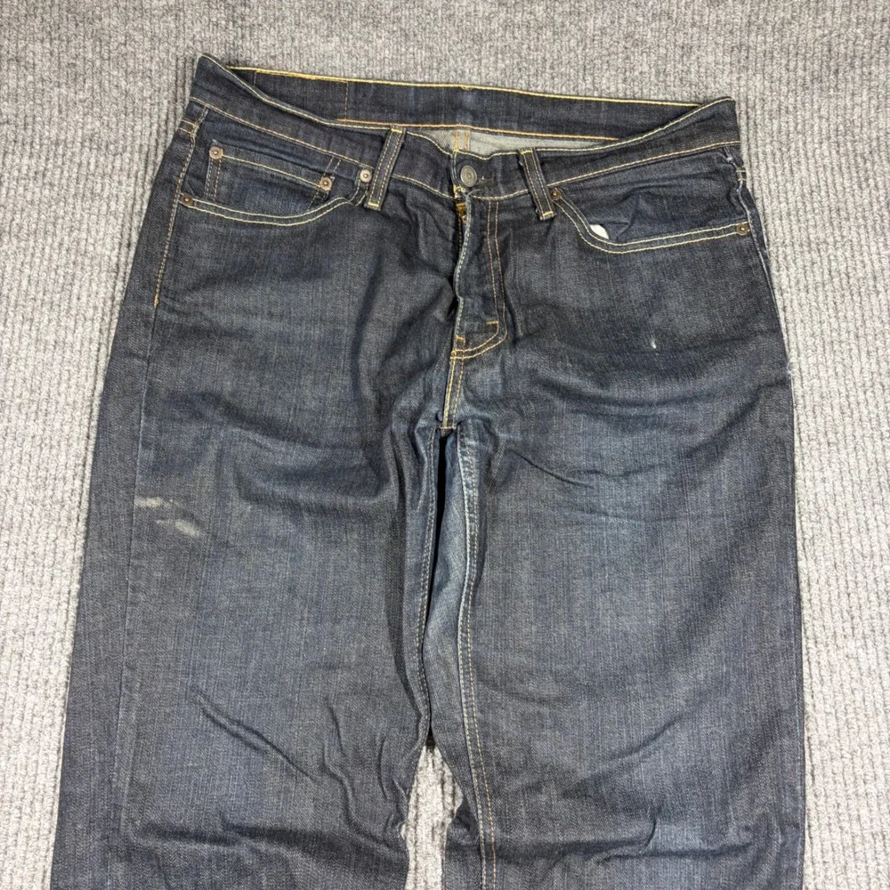 Levis 541 Jeans Mens 34x34 Athletic Taper Dark Wash Blue Denim 18181-0229